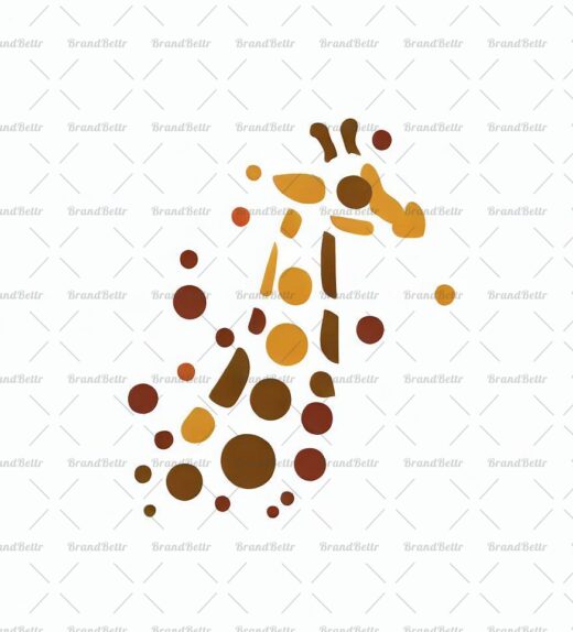 Abstrakte Giraffenflecken